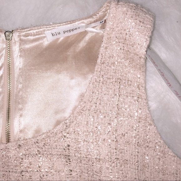 Blu Pepper Career/party rose color shift dress - Picture 3 of 7